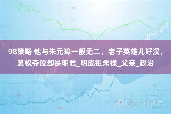 98策略 他与朱元璋一般无二,老子英雄儿好汉,篡权夺位却是明君_明成祖朱棣_父亲_政治